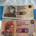 Another different £20 note design and the ho chi Minh £10 (that's supposed to be a woman). Mind boggling. #fb